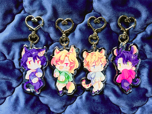 HSR Cat Hoodie Glitter Charms