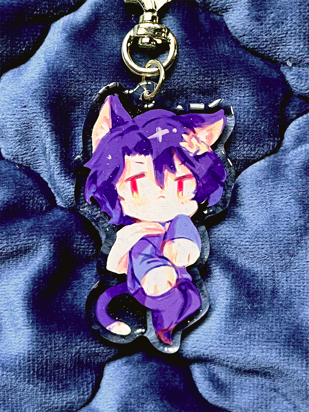 HSR Cat Hoodie Glitter Charms