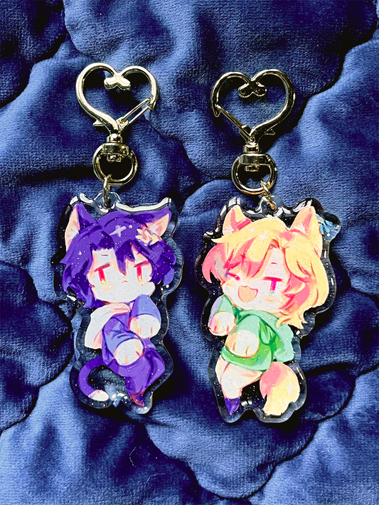 HSR Cat Hoodie Glitter Charms