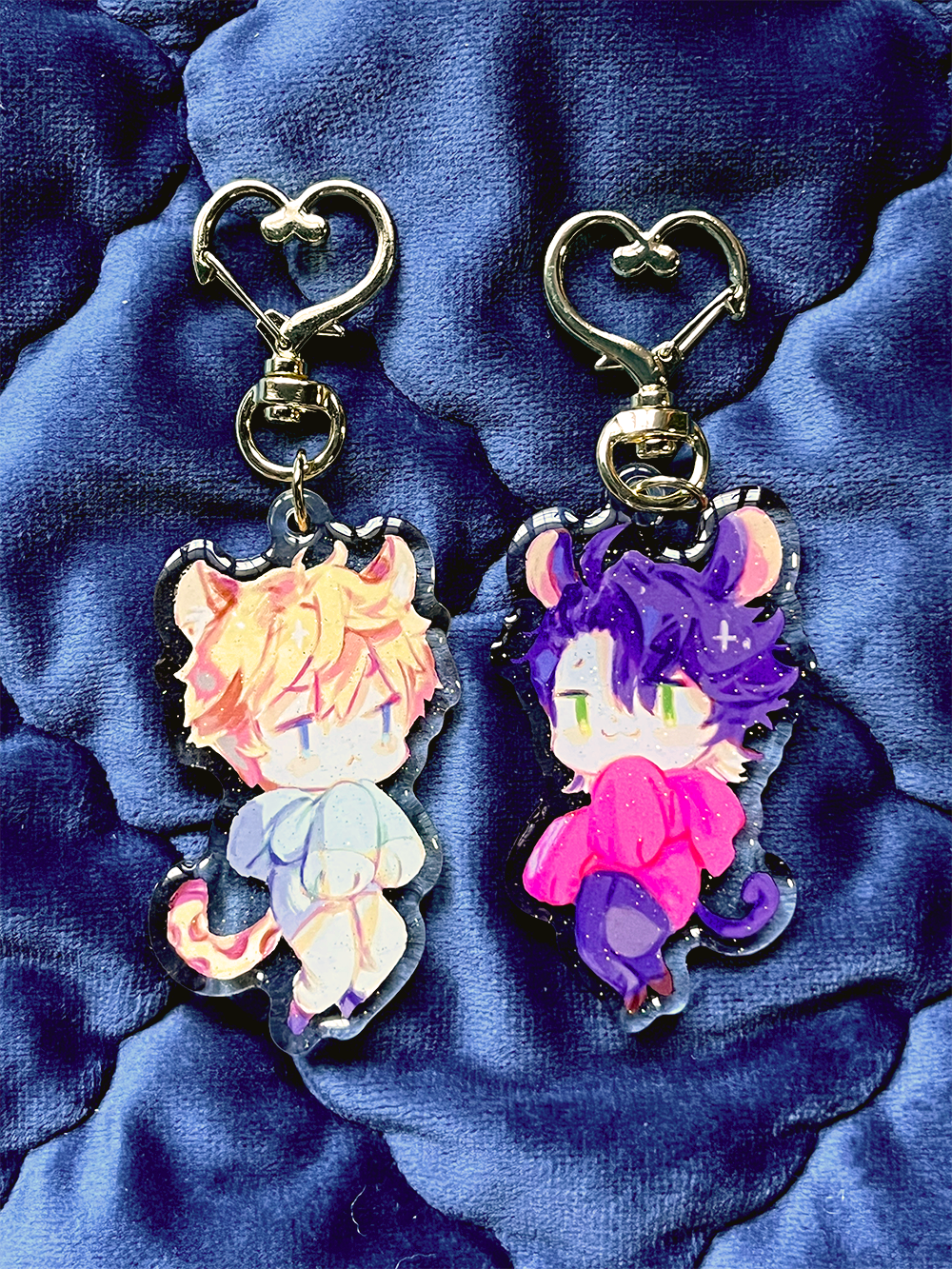 HSR Cat Hoodie Glitter Charms