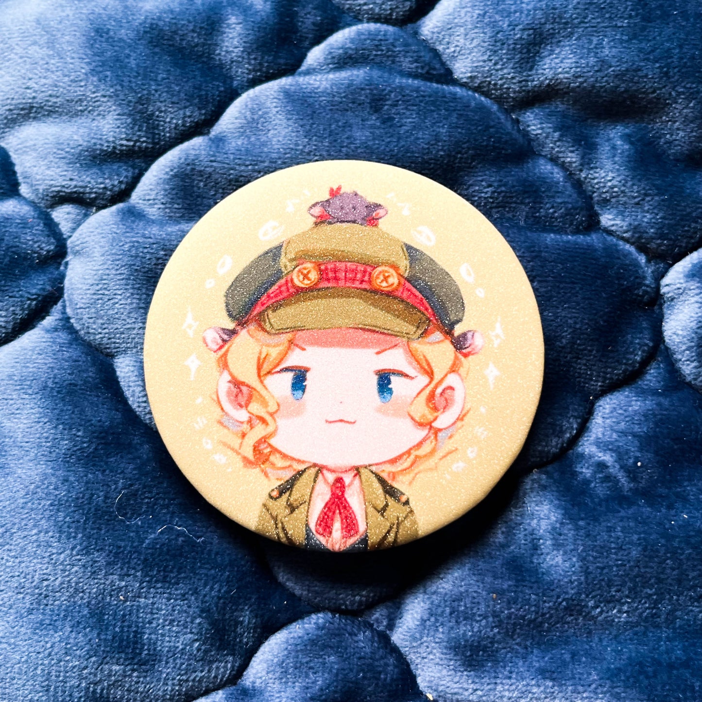 TGAA Glitter Button Pins