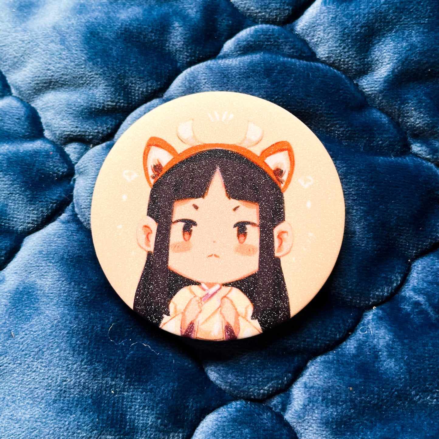 TGAA Glitter Button Pins