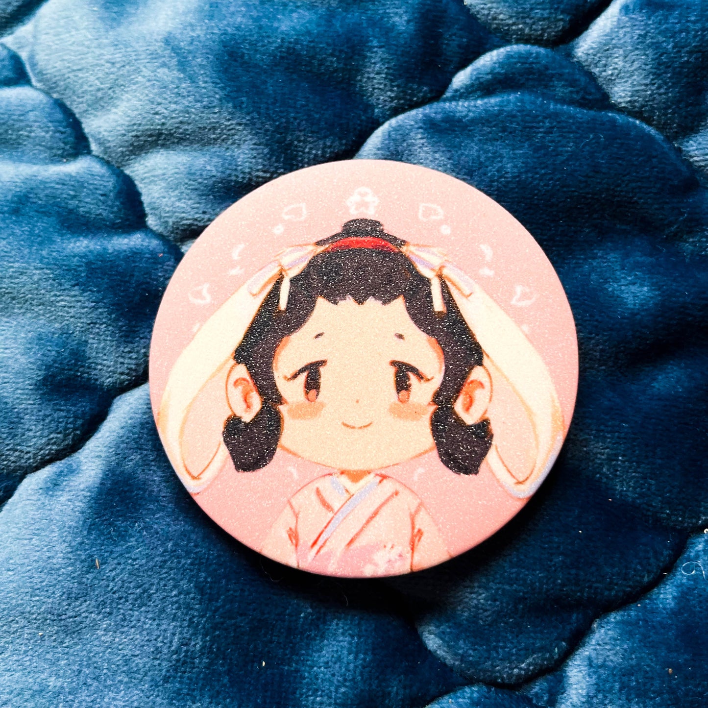 TGAA Glitter Button Pins